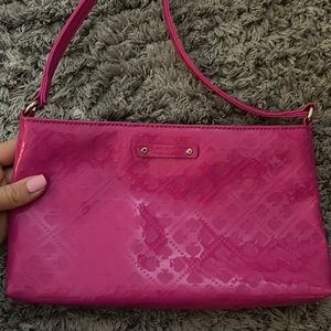 Kate Spade bright pink crossbody purse